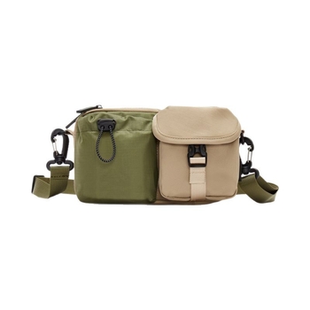 Dkallee Muška crossbody torba za slobodno vrijeme putovanja – ultra lagana, otporna na habanje, proširiva, poliester