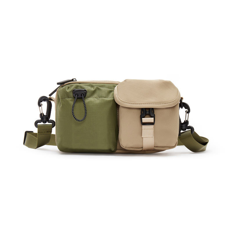 Dkallee Muška crossbody torba za slobodno vrijeme putovanja – ultra lagana, otporna na habanje, proširiva, poliester