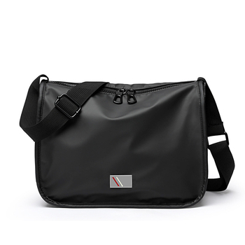 Muška crossbody torba za poslovna putovanja, najlon, vodootporna, jednobojna, podstava od poliester