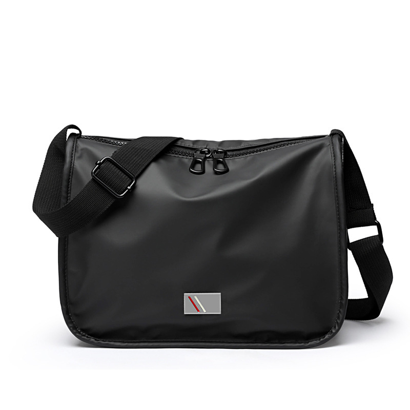 Muška crossbody torba za poslovna putovanja, najlon, vodootporna, jednobojna, podstava od poliester