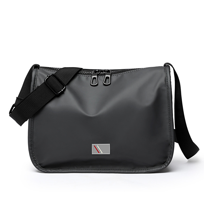 Muška crossbody torba za poslovna putovanja, najlon, vodootporna, jednobojna, podstava od poliester
