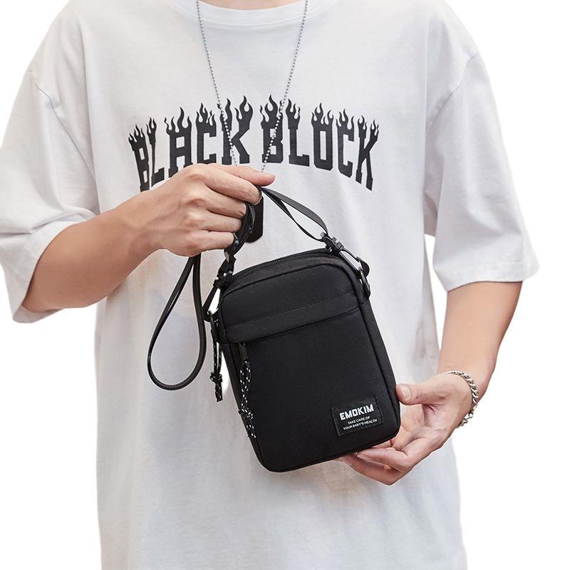 Muška crossbody torba — PU koža, džep za 8-inčni tablet, podstava od poliestera, pogodna za slobodno vrijeme putovanja