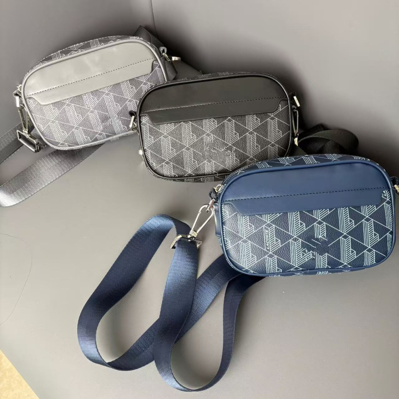 Muška torba preko ramena od PU materijala, podstava od najlona, stil poslovni elitni, vodootporna i otporna na habanje, pogodno za putovanja u slobodno vrijeme