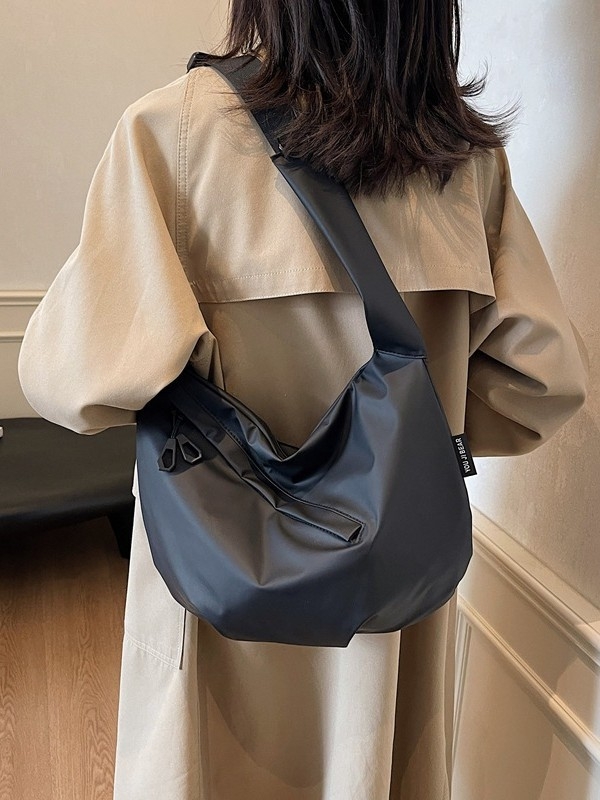 Muška crossbody torba – PU materijal, vodootporna, gradski minimalistički stil, podstava od poliestera, za rekreacijska putovanja