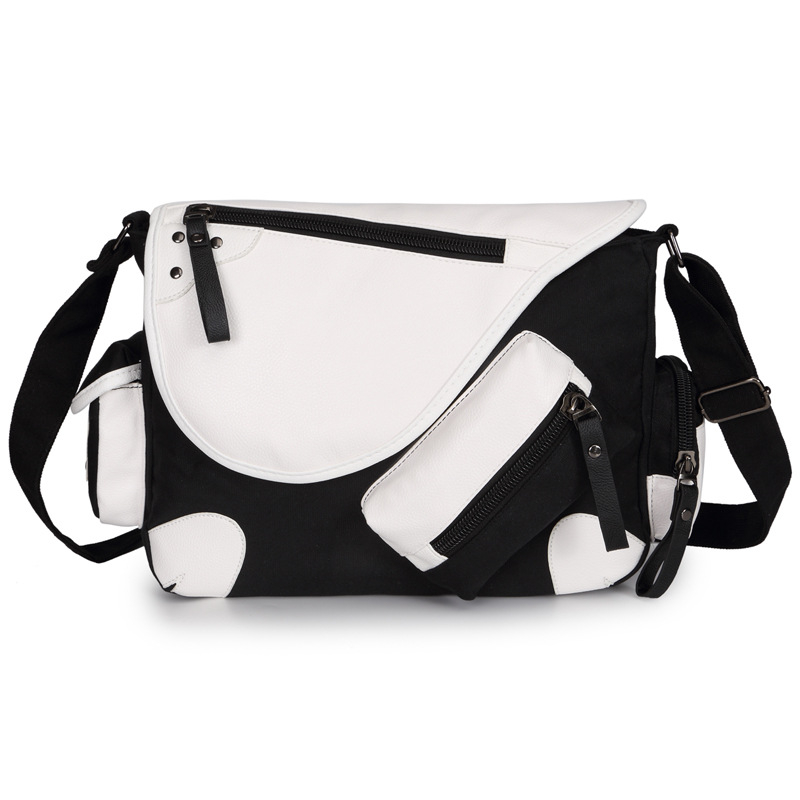 Moma muška platnena crossbody torba, model 1005, stil mladenačkog kampusa