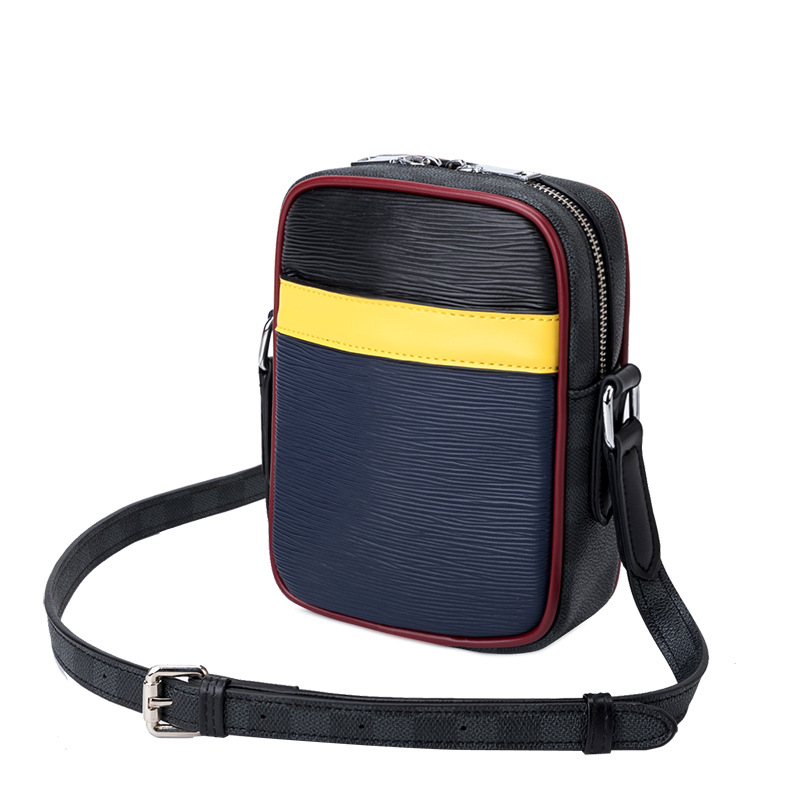 Muška crossbody torba - PU, vodootporna, urbani stil, geometrijski uzorak, Celliykarin
