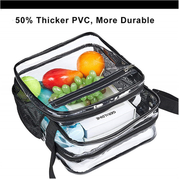 Prozirna PVC crossbody torba za putovanje, muška torba preko ramena