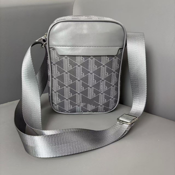 Muška vertikalna crossbody torbica, PU materijal, vodootporna, otporna na habanje, geometrijski uzorak, PU podstava, za poslovna putovanja