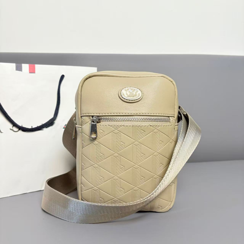 Muška crossbody torba, unisex stil, PU materijal, vodootporna, ultralegka, poliester podstava