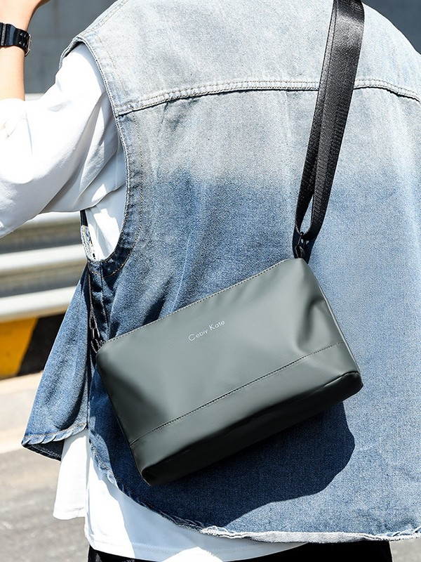 Muška crossbody torba u korejskom stilu, vodootporna, s više pretinaca i velikim kapacitetom