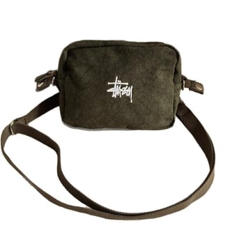 Geantă crossbody pentru bărbați din pânză, model cu litere, căptușeală poliester, primăvara 2024