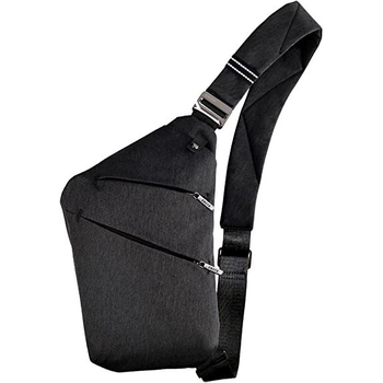 Muška anti-theft crossbody messenger torba s unutarnjim dijelom, platneno tijelo, poliester podstava, urban stil jednostavnosti