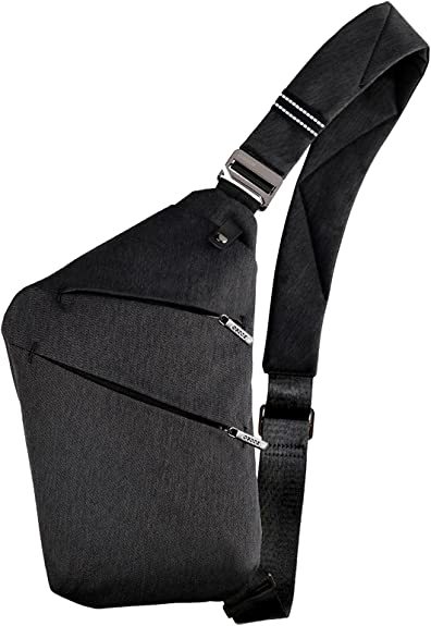 Muška anti-theft crossbody messenger torba s unutarnjim dijelom, platneno tijelo, poliester podstava, urban stil jednostavnosti