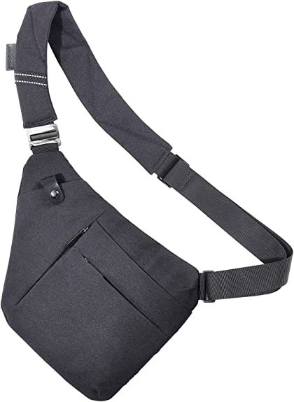 Muška anti-theft crossbody messenger torba s unutarnjim dijelom, platneno tijelo, poliester podstava, urban stil jednostavnosti