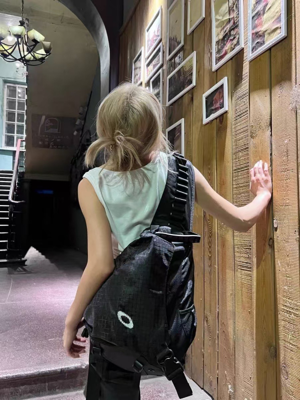 Muška crossbody torba s motivom O-slova luka i strijela, ulični stil, poliester; prozračna, vodootporna, ultra lagana, proširiva