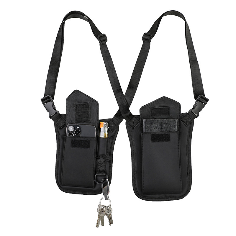 Muška crossbody torba Niu wuzhou, najlon, anti-kradni dizajn ispod pazuha, ultralagana i otporna, podstavljeni džep za prijenosno računalo