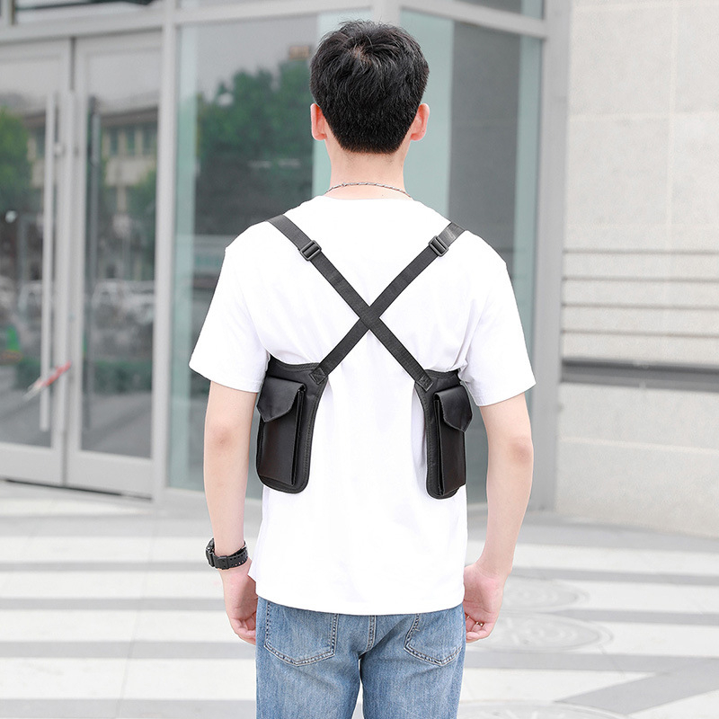 Muška crossbody torba Niu wuzhou, najlon, anti-kradni dizajn ispod pazuha, ultralagana i otporna, podstavljeni džep za prijenosno računalo