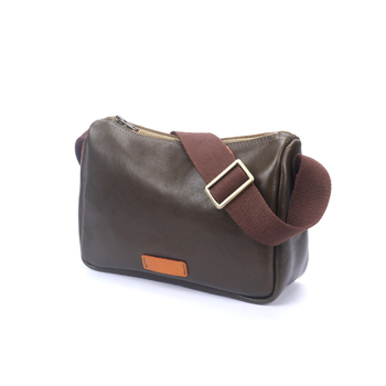 Ανδρική τσάντα messenger από γνήσιο δέρμα με πρώτο στρώμα βοδινού δέρματος, ανθεκτική στη φθορά, επένδυση κανβά