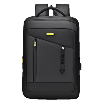 Muški poslovni ruksak velikog kapaciteta, urbanistički minimalistički stil, pogodan za 15-inčni prijenosno računalo (Kapacitet 20–35L, 15-inčni laptop, Oxford tkanina, trake s zračnim jastukom)