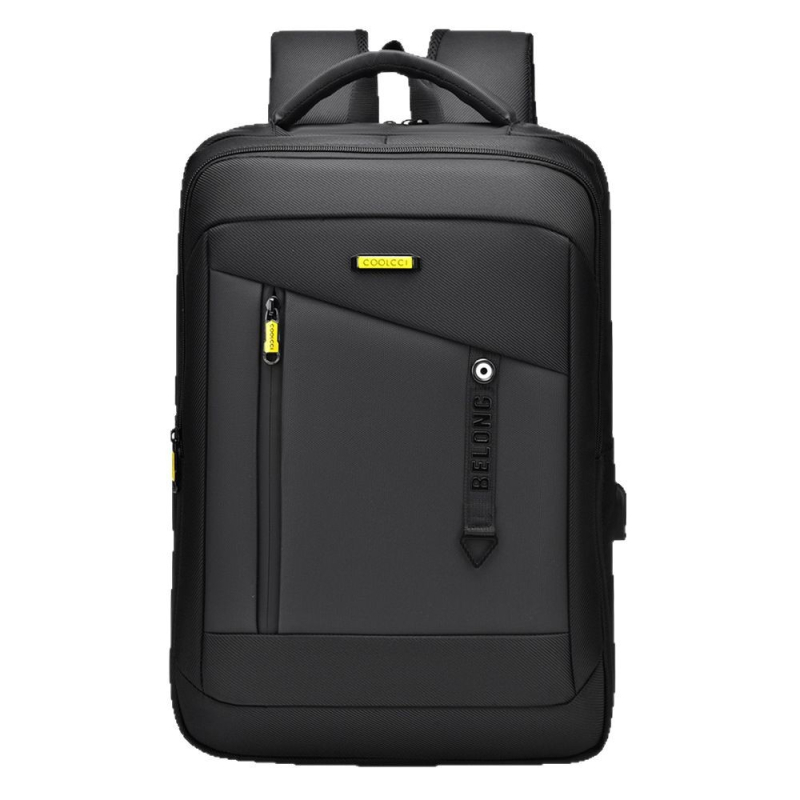 Muški poslovni ruksak velikog kapaciteta, urbanistički minimalistički stil, pogodan za 15-inčni prijenosno računalo (Kapacitet 20–35L, 15-inčni laptop, Oxford tkanina, trake s zračnim jastukom)