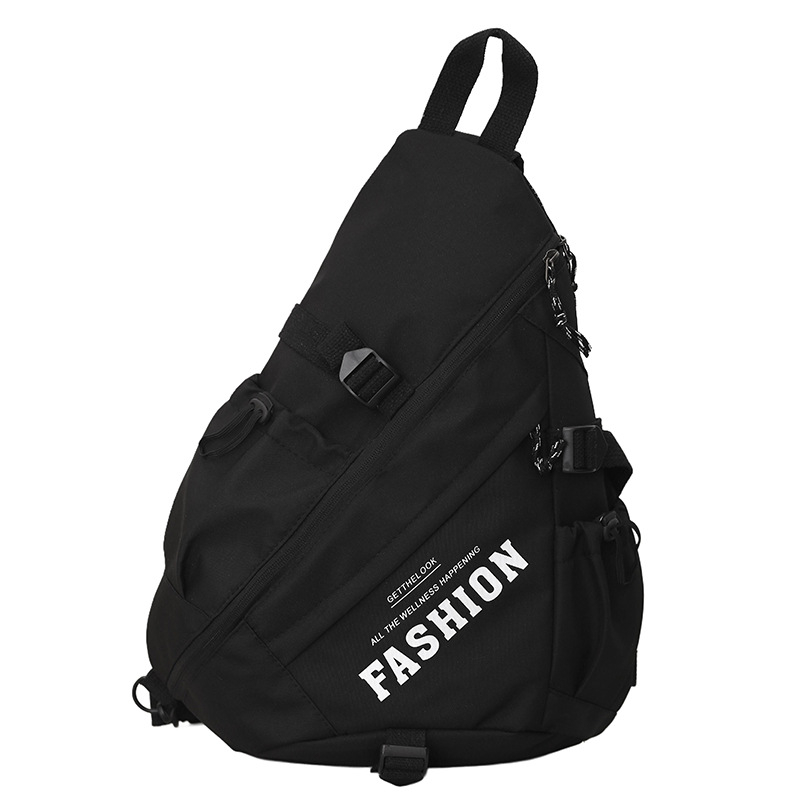 Haonna muška crossbody torba – najlon, poliester podstava, geometrijski uzorak, prozračna, ultra lagana, ljeto 2025