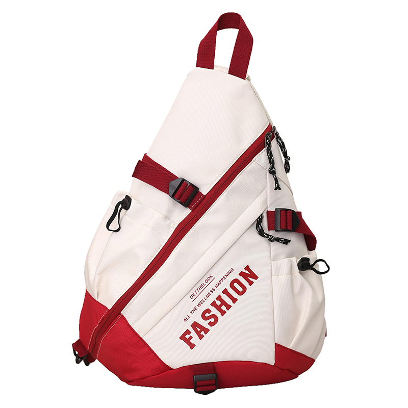 Haonna muška crossbody torba – najlon, poliester podstava, geometrijski uzorak, prozračna, ultra lagana, ljeto 2025