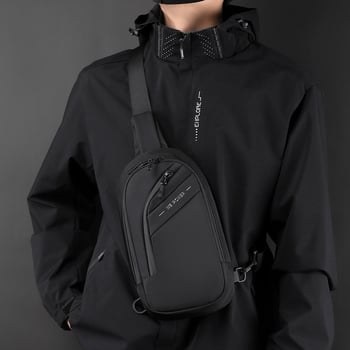 WEPOWER muška torba za prsa - najlon, vodootporna, crossbody, podstava od poliestera, svakodnevna uporaba