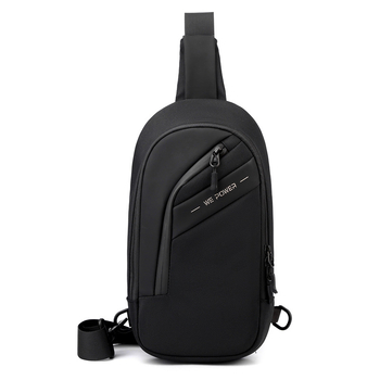 WEPOWER muška torba za prsa - najlon, vodootporna, crossbody, podstava od poliestera, svakodnevna uporaba