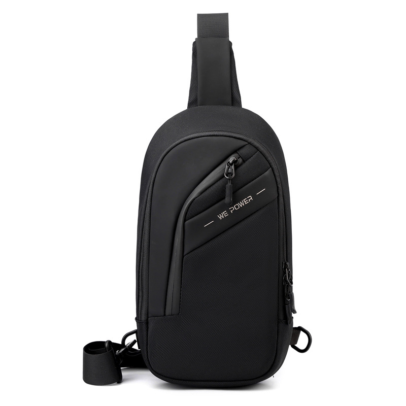 WEPOWER muška torba za prsa - najlon, vodootporna, crossbody, podstava od poliestera, svakodnevna uporaba
