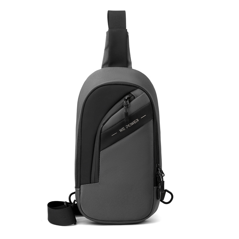 WEPOWER muška torba za prsa - najlon, vodootporna, crossbody, podstava od poliestera, svakodnevna uporaba