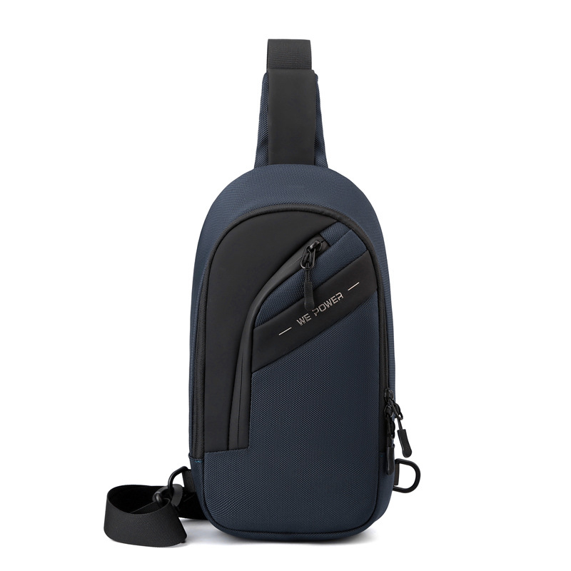 WEPOWER muška torba za prsa - najlon, vodootporna, crossbody, podstava od poliestera, svakodnevna uporaba