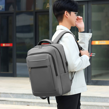 Unisex poslovni ruksak s zaštitom od krađe, vodootporan, Oxford tkanina, kapacitet 20–35L, ergonomski stražnji panel