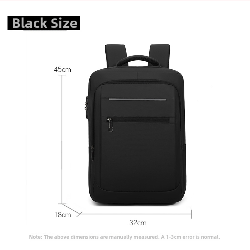 Unisex poslovni ruksak s zaštitom od krađe, vodootporan, Oxford tkanina, kapacitet 20–35L, ergonomski stražnji panel