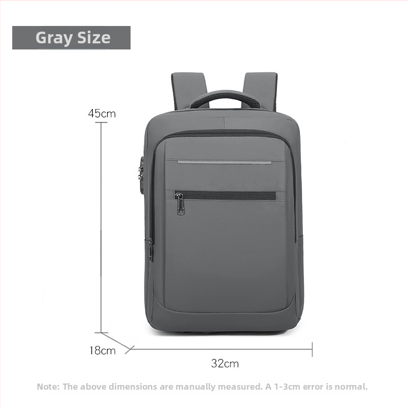 Unisex poslovni ruksak s zaštitom od krađe, vodootporan, Oxford tkanina, kapacitet 20–35L, ergonomski stražnji panel