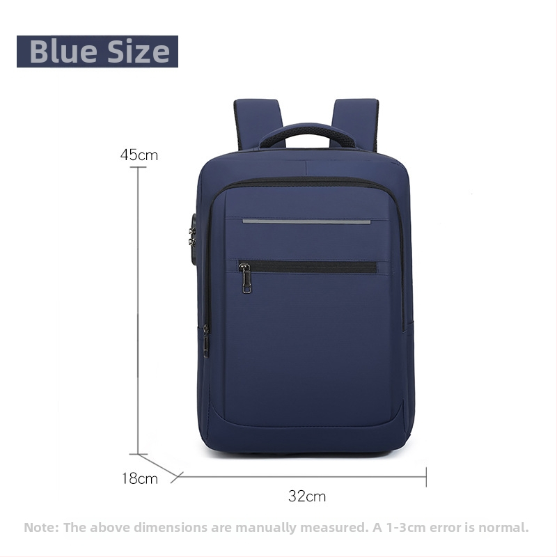 Unisex poslovni ruksak s zaštitom od krađe, vodootporan, Oxford tkanina, kapacitet 20–35L, ergonomski stražnji panel