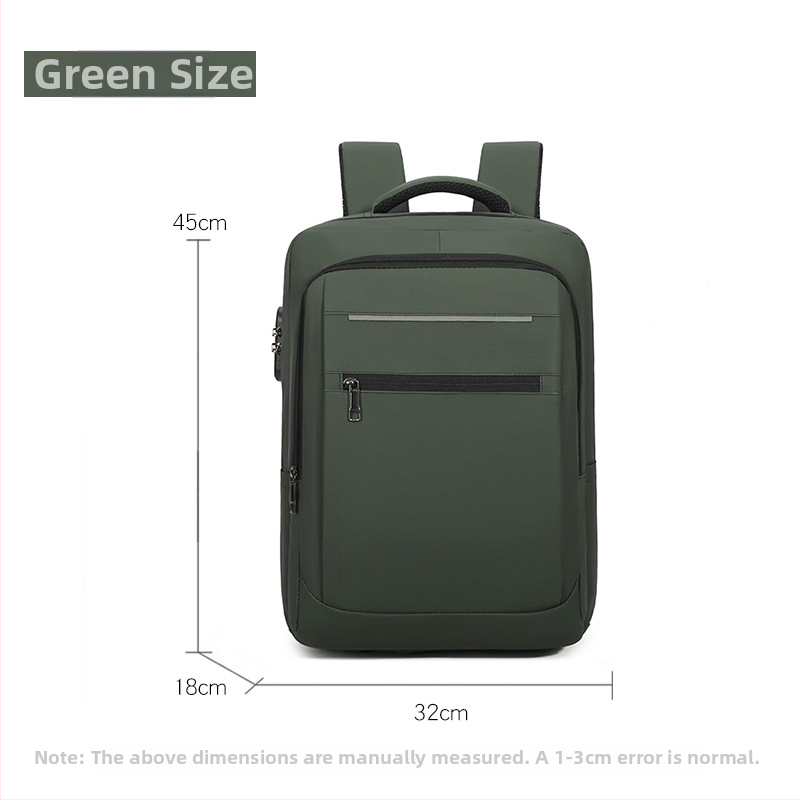 Unisex poslovni ruksak s zaštitom od krađe, vodootporan, Oxford tkanina, kapacitet 20–35L, ergonomski stražnji panel