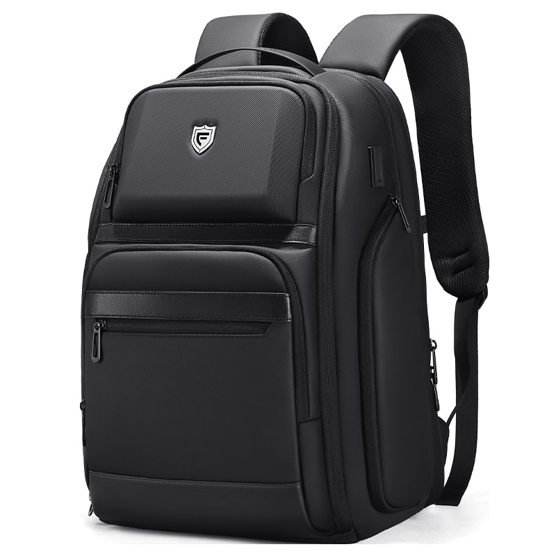 Unisex ruksak za putovanja, 16-inčni laptop, vodootporan materijal, prozračne naramenice s zračnom jastukom, ulični stil