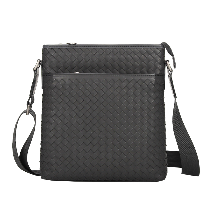 Muška torba za rame, ručno pletena, vertikalni crossbody dizajn, materijal Super fiber, podstava od poliester, marka RuiBLI