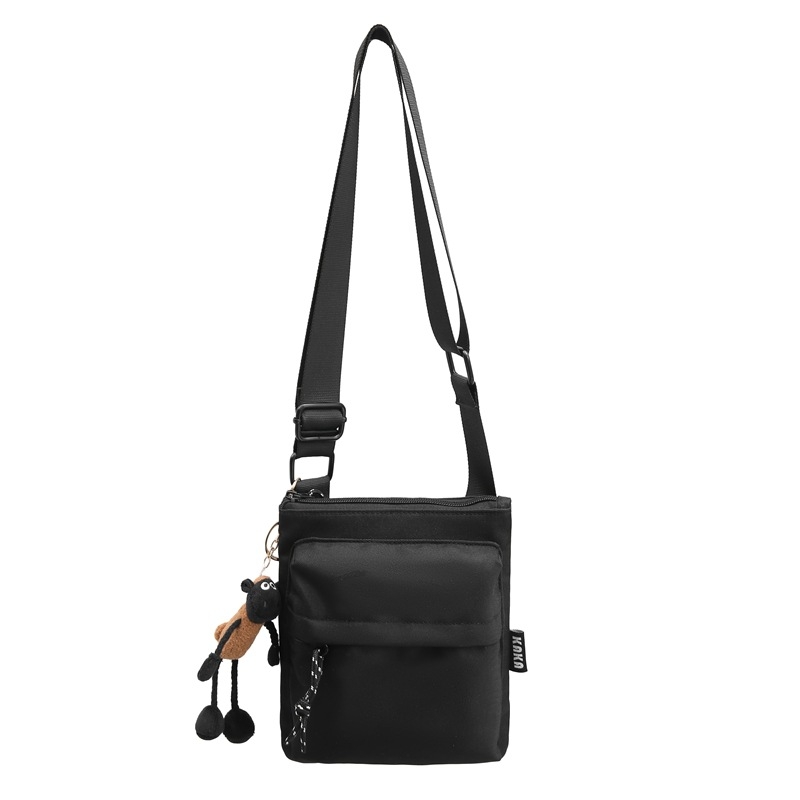 Muška torba preko ramena, mali kvadratni oblik, torba za mobitel, gradski sportski casual stil, minimalistički umjetnički dojam, Oxford tkanina