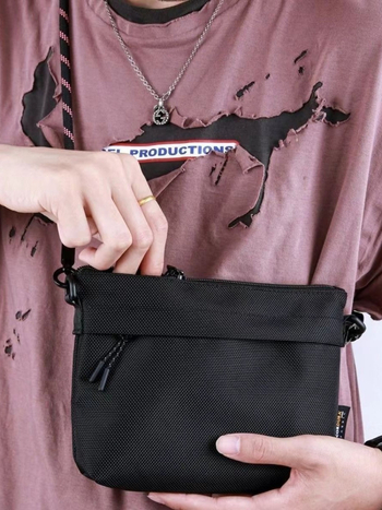 Muška crossbody torba – gradski stil, Oxford platno, prozračna podstava od poliester, proljeće 2025, svakodnevna upotreba