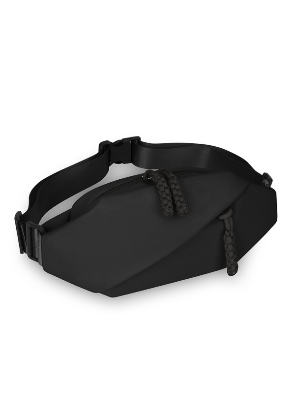 Krosbody torba velike kapacitete, najlon, zatvarač, džep za telefon, poliester podstava