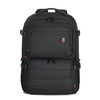 Crossgear Lagani ruksak za muškarce s križnim medaljom, 36-55L, najlon, vodootporan, za 15-inčni prijenosnik, gradski stil CAB159