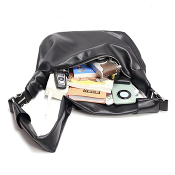 Geantă crossbody pentru bărbați — stil stradal, material PU, ultra ușoară, căptușeală din nylon