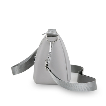 Nylon crossbody torba, gradski minimalistički stil, horizontalni kvadratni oblik, zatvarač, unutarnja džep s zatvaračem