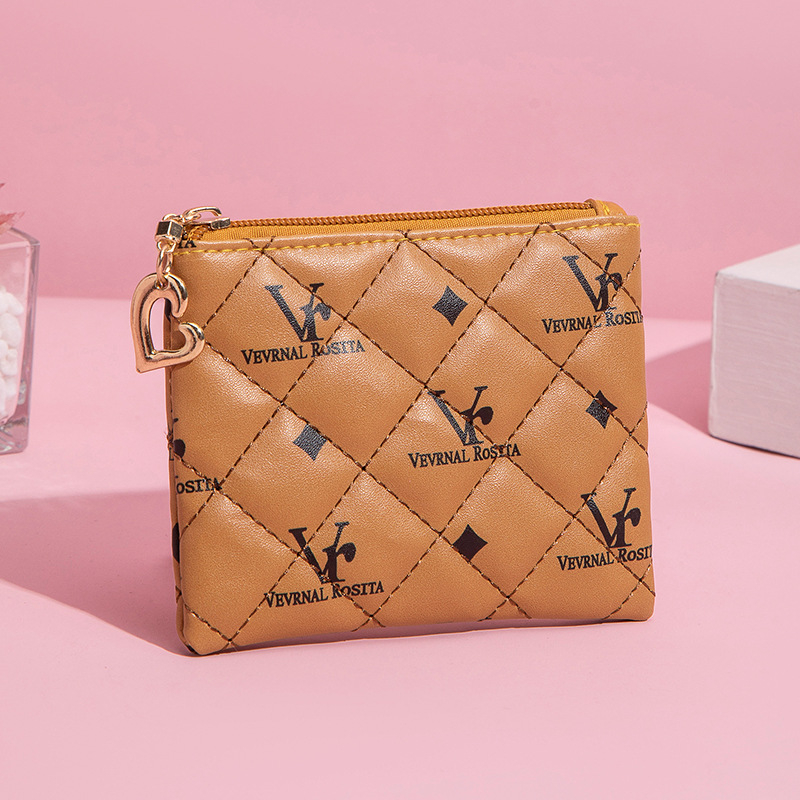 Novčanik za kovanice Ultra-light PU, 1 presavijanje, podstava od poliestera, svjež i sladak stil, unisex za svakodnevnu upotrebu