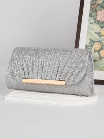 Mini horizontalno kvadratna clutch torbica s magnetskom kopčom, sintetička vlakna, poliester podstava, unutarnji pretinac za telefon i osobnu iskaznicu