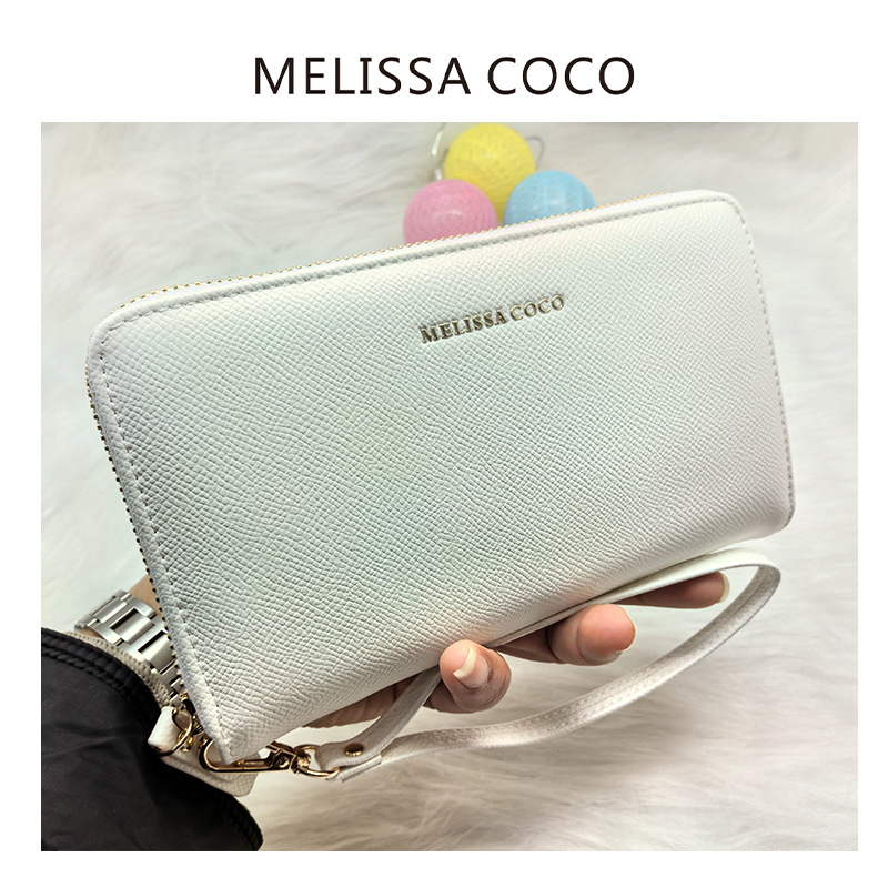 Melissacoco PU dugi ženski novčanik – organizator u stilu akordeona, velik kapacitet, zatvarač, podstava od sintetičke kože