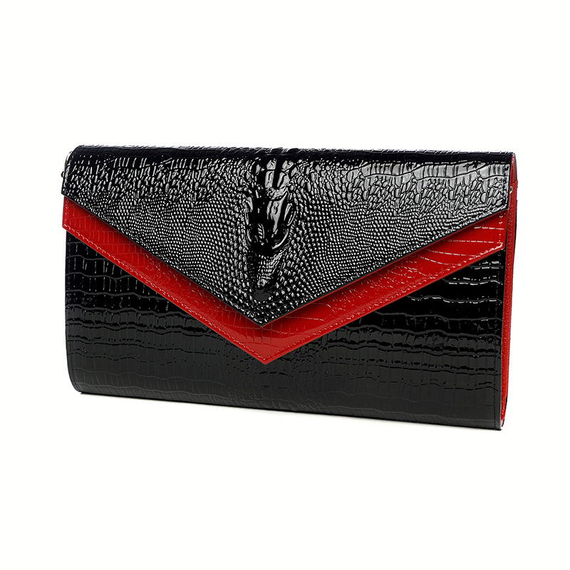Prava kožna clutch torba, omotnica s poklopcem, magnetsko zatvaranje, dvostruka goveđa koža, unutarnji džepovi sa zipom, džep za telefon i ID