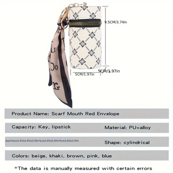 Huizhuo Portofel pentru monede, PU, imprimeu floral, primăvara 2024, pentru uz zilnic, spațiu de depozitare