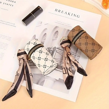 Huizhuo Portofel pentru monede, PU, imprimeu floral, primăvara 2024, pentru uz zilnic, spațiu de depozitare